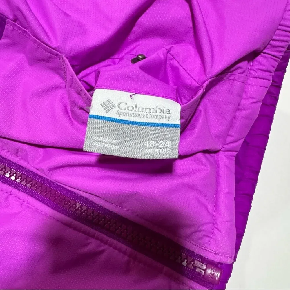 Columbia Purple Reversible Puffer Winter Jacket